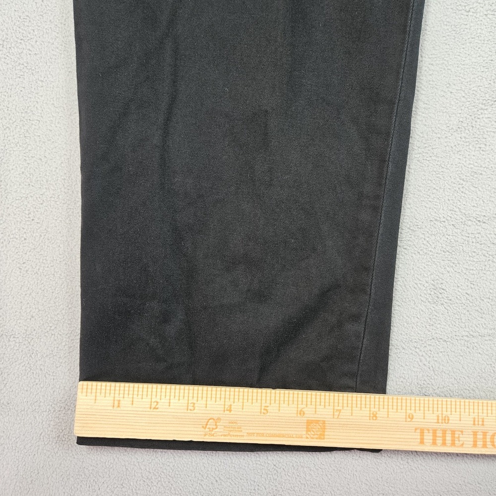 Vintage Polo Ralph Lauren Chino Pants Mens 35x32 Fits (34x31) Black Classic Prep - Picture 13 of 14